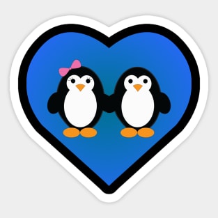 Penguin Love Sticker